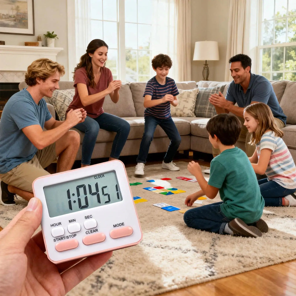 new Digital Kitchen Timer With Large Display 24-Hour Countdown Alarm For Cooking Baking, Study Workout Games & Classroom ﻿